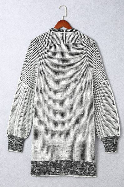 Plus Size Textured Knit Cardigan
