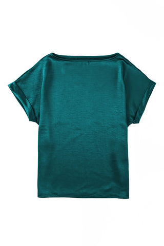 Solid Color Short Sleeve T Shirt