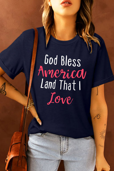 God Bless America Land That I Love T Shirt