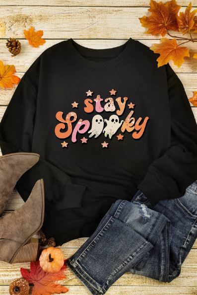 Halloween Stay Spooky Graphic Sweatshirt