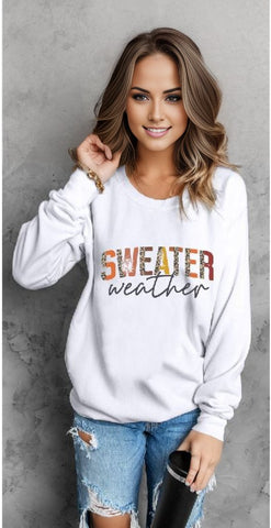 Sweater Weather Vibrant Monogram Sweatshirt