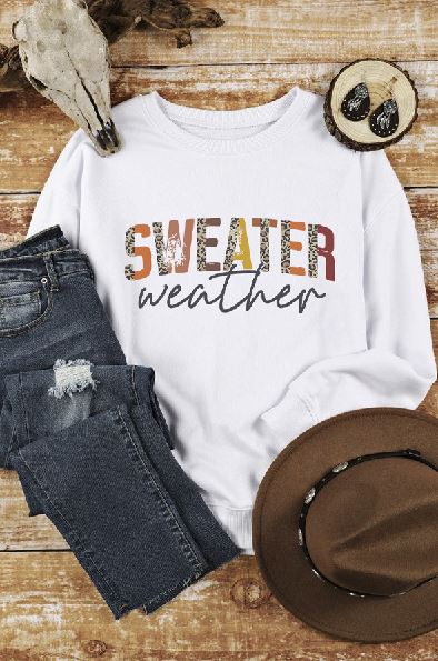 Sweater Weather Vibrant Monogram Sweatshirt