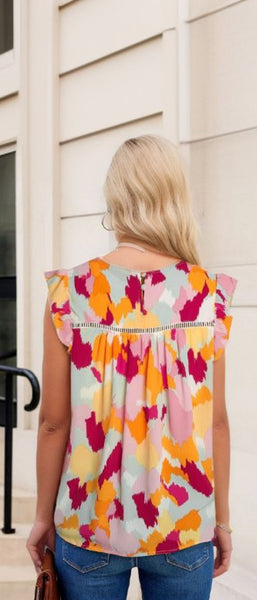 Abstract Printed Flutter Tank