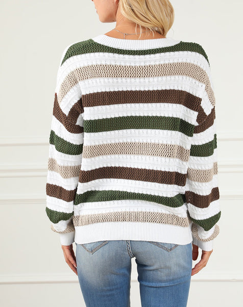 Striped Fall Sweater