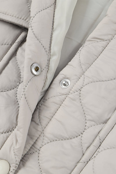 Isabel Quilted Button Down Jacket