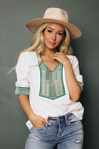 Denise Embroidered Blouse