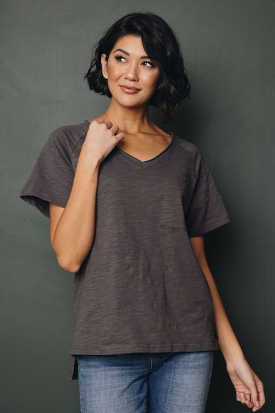 Perfect Fit V Neck Tee