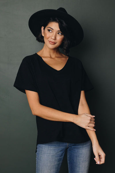 Perfect Fit V Neck Tee