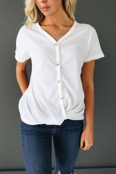 Come Together Button Down Top
