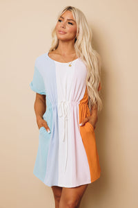 Just In Time  Color Block Dress