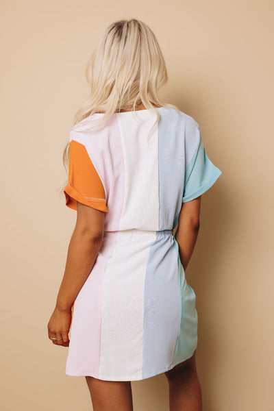 Just In Time  Color Block Dress