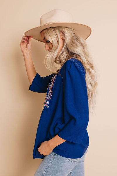 AnnaMarie Embroidered Blouse
