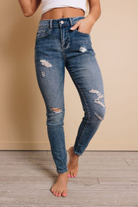 Casey Distressed Skinny Jeans