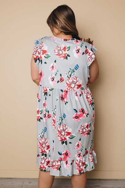 Plus Size Mackenzie Floral Dress