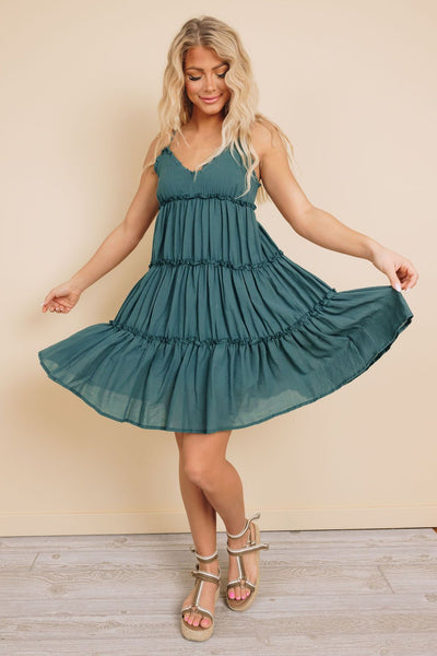 Shannon Ruffled Mini Dress