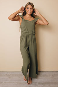 Blank Space Ribbed Jumpsuit