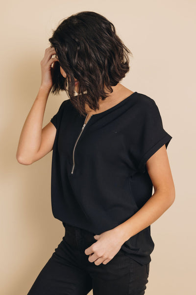 Zip To It Blouse