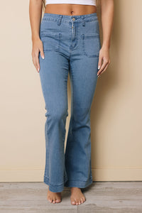 Colette Pocket Flared Jeans