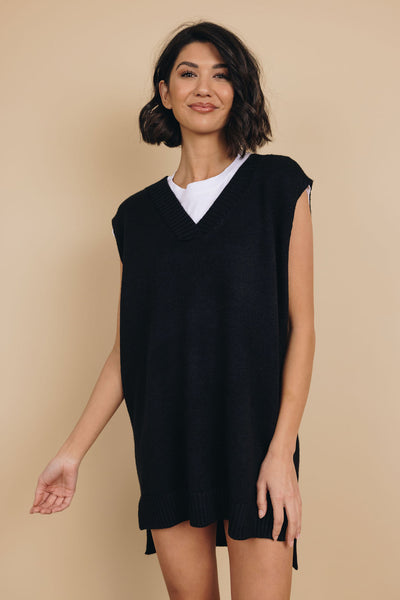 Tiana Knit Pullover Vest Dress