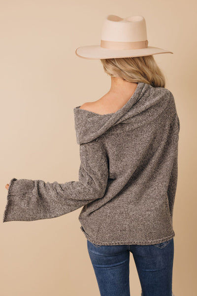 Carli Off-The-Shoulder Knit Sweater