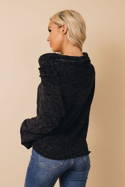 Carli Off-The-Shoulder Knit Sweater