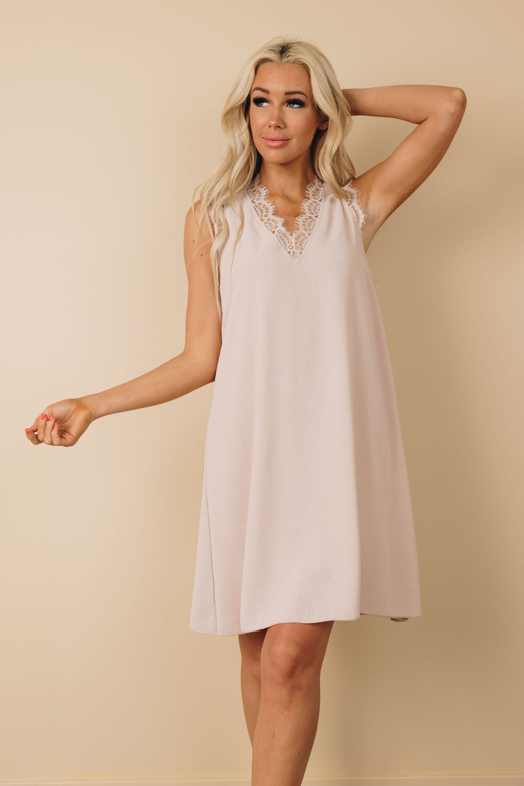 Summer Time Lace Tank Dress