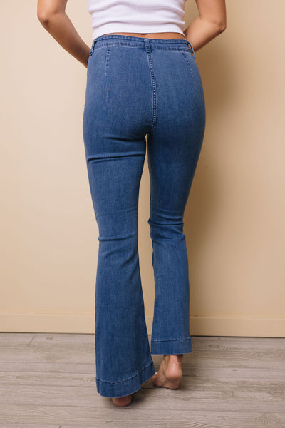 Colette Pocket Flared Jeans