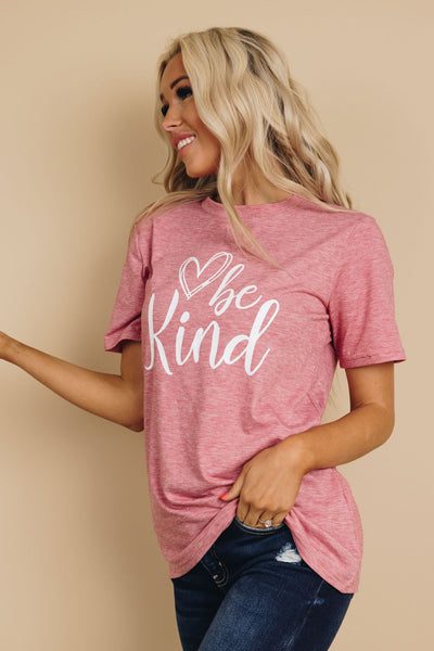 Be Kind + Heart T-Shirt