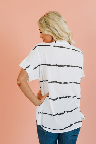 Sunny Days Striped Top