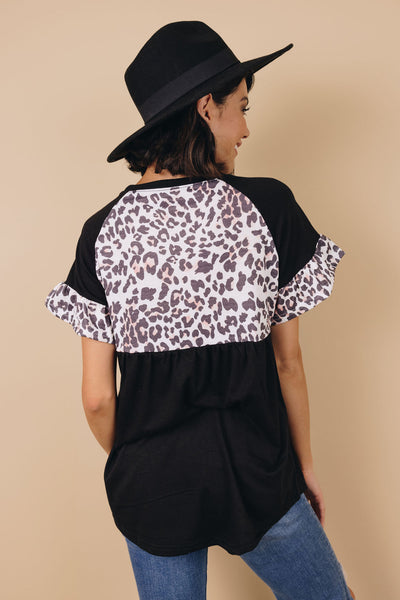 Submerged Leopard Top