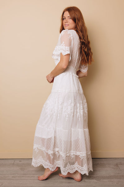 All the Frills Lace Gown