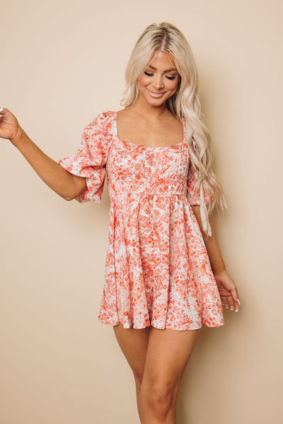 Melody Puff Sleeve Romper