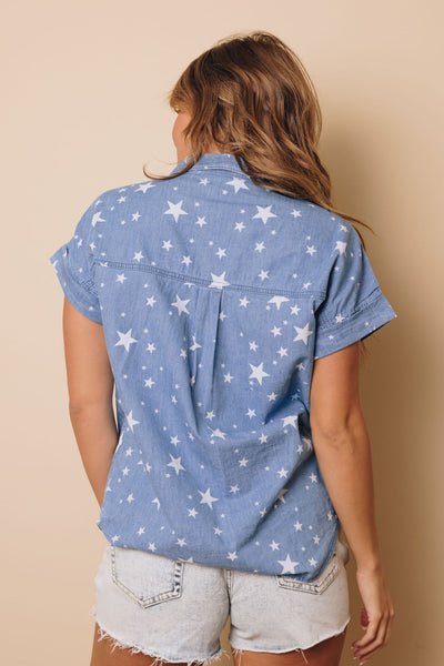 Starry Star Print Shirt