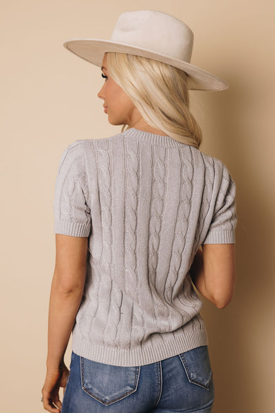 Odette Cable Knit Top
