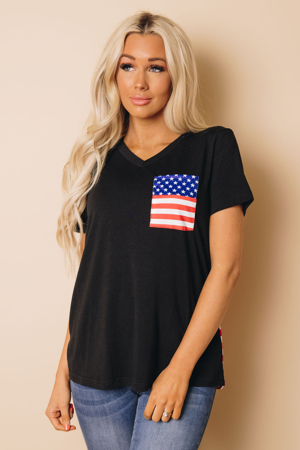 Proud To Be American Flag Tee