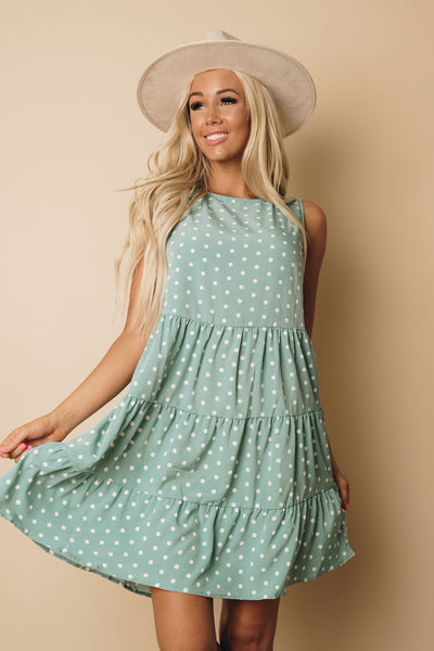 Ashlee Ruffle Sleeveless Mini Dress