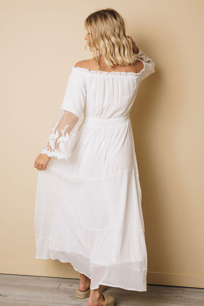 Philly Embroidered Lace Maxi Dress