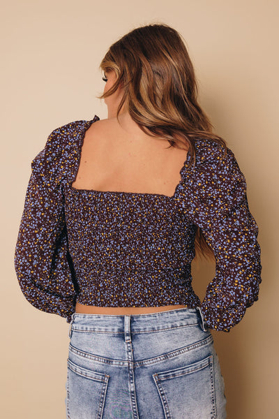 Frankie Floral Puff Sleeve Blouse