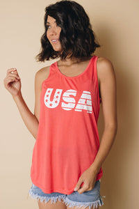 USA Letters Graphic Tank