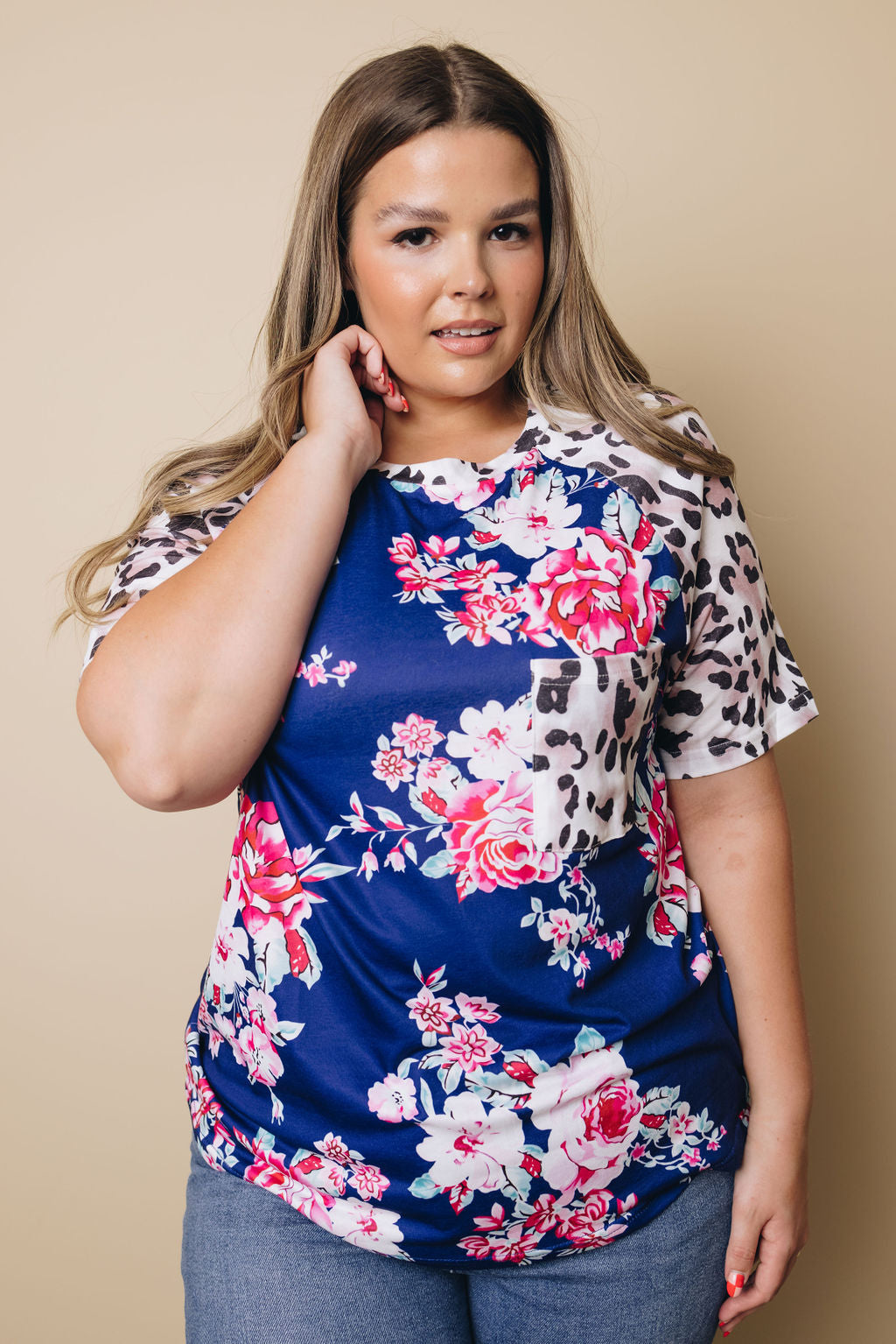Plus Size - Good Life Patterned Top