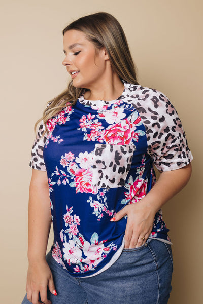 Plus Size - Good Life Patterned Top