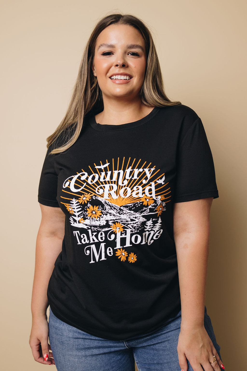 Plus Size - Country Roads Tee
