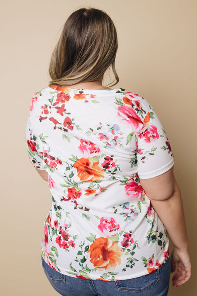 Plus Size - Farland Floral Tee