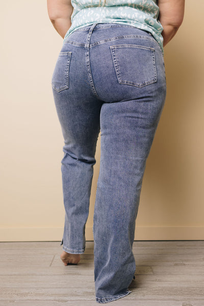 Cecelia Slit Anklet Flare Jeans