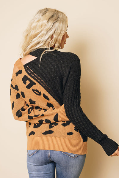 Lana Asymmetrical Buckle Sweater