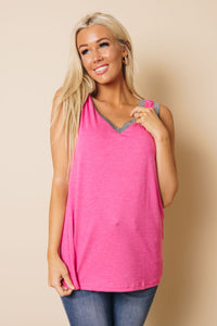 Lily Color Contrast Tank Top