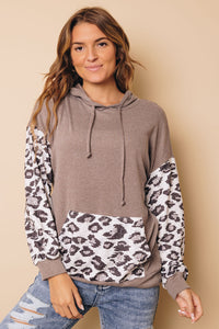 Bevin Leopard Hooded Sweatshirt