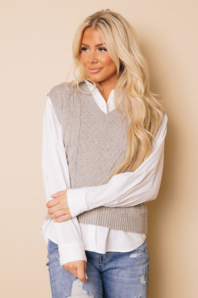 Ophelia Knitted Vest Sweater