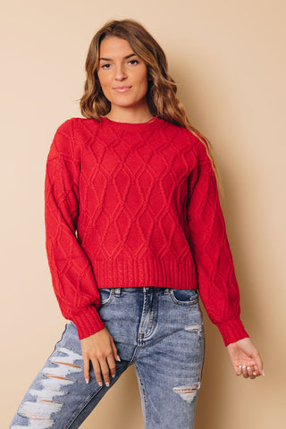 Becky Textured Chunky Sweater