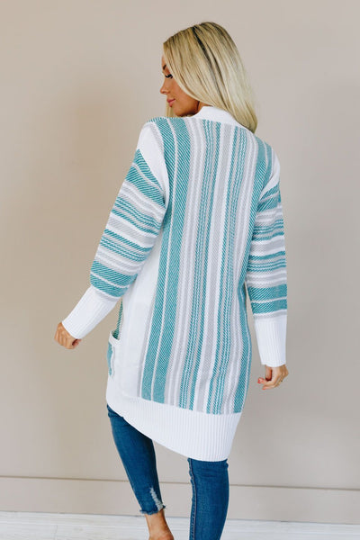 Spotted Striped Cardigan